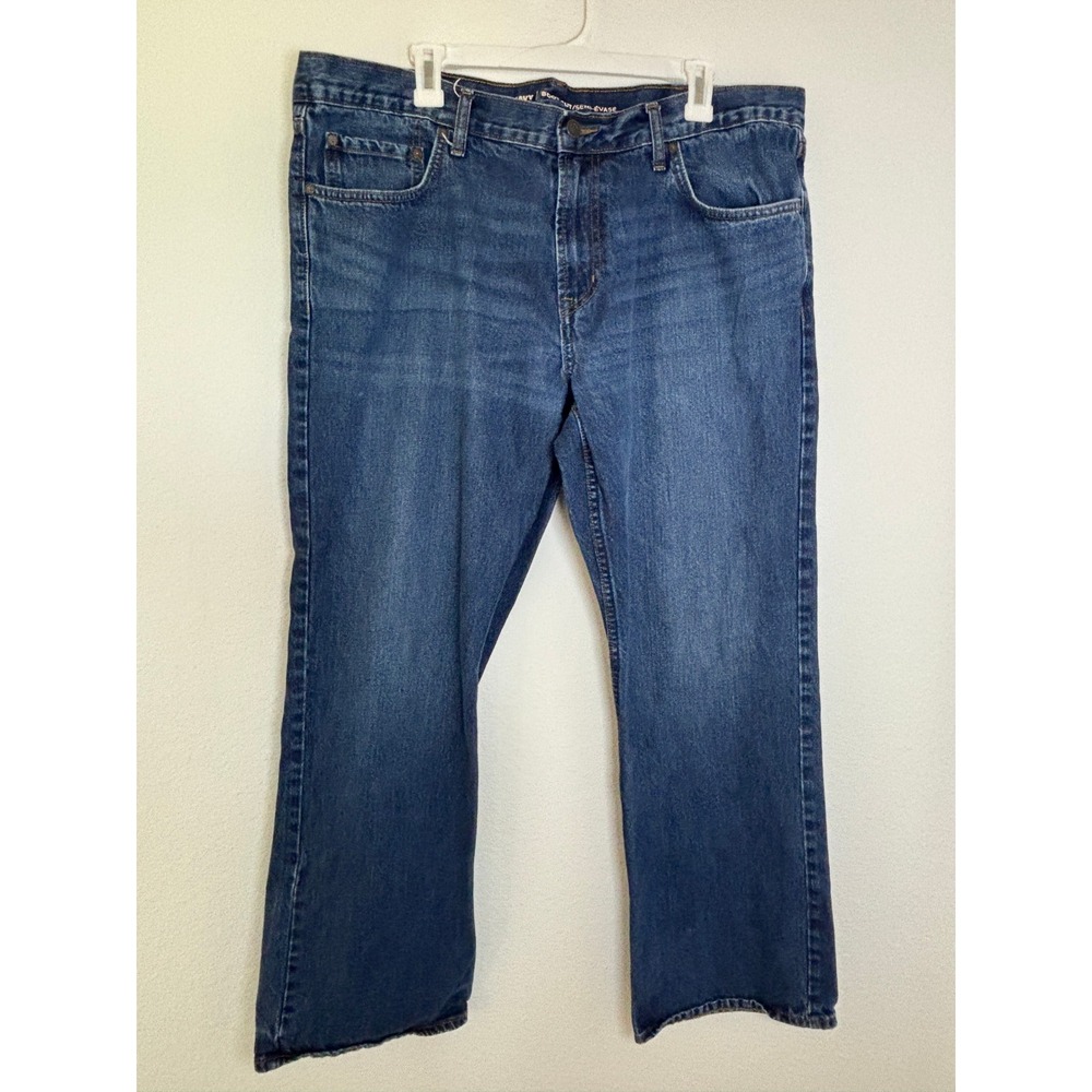 Old Navy Mens Bootcut Jeans 40x30 Medium Wash Blue Denim 100% Cotton 40 x 30